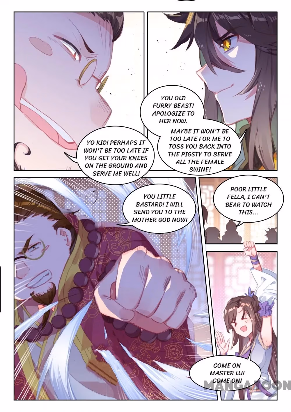 Read The Divine Punished One chapter 101 image 5 on Lezhin