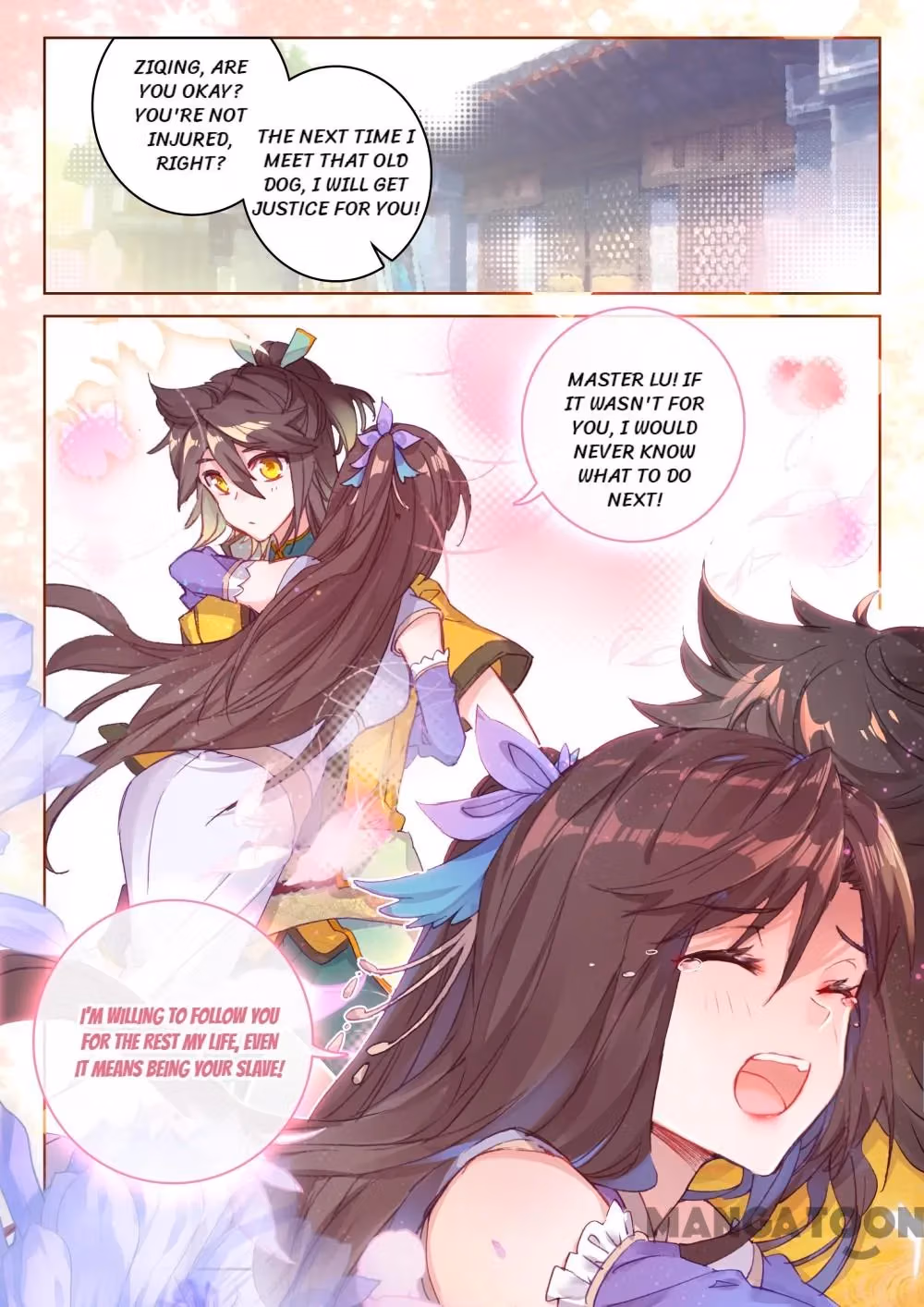 Read The Divine Punished One chapter 102 image 7 on Lezhin