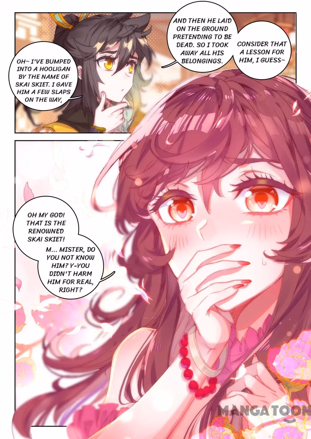 Read The Divine Punished One chapter 104 image 0 on Lezhin