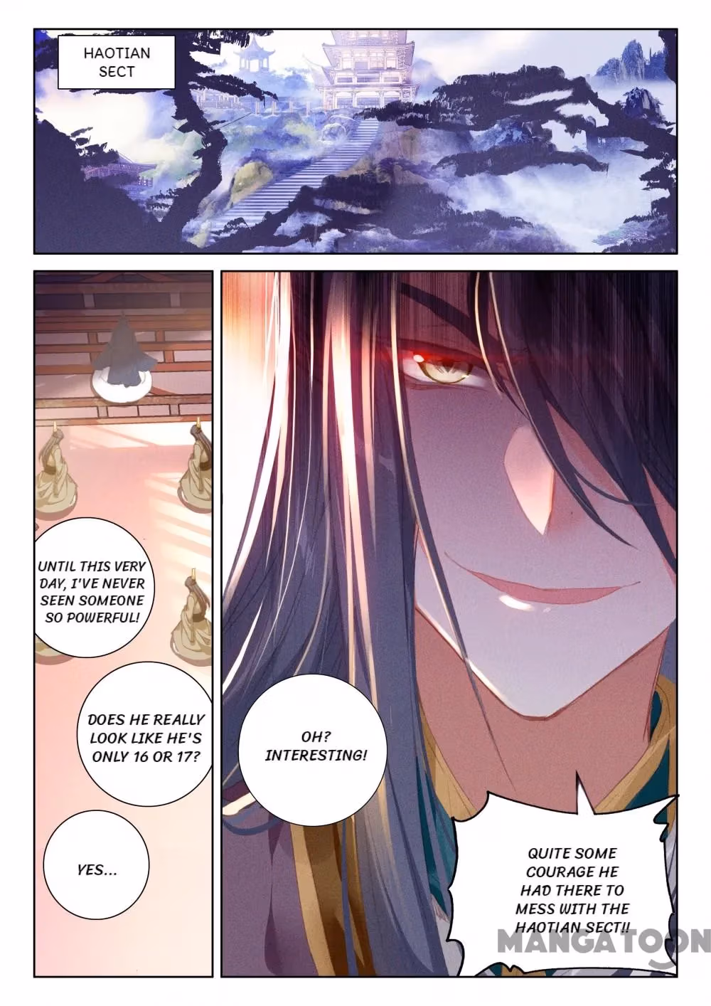 Read The Divine Punished One chapter 104 image 7 on Lezhin