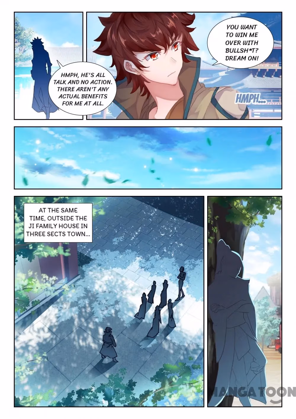 Read The Divine Punished One chapter 108 image 3 on Lezhin