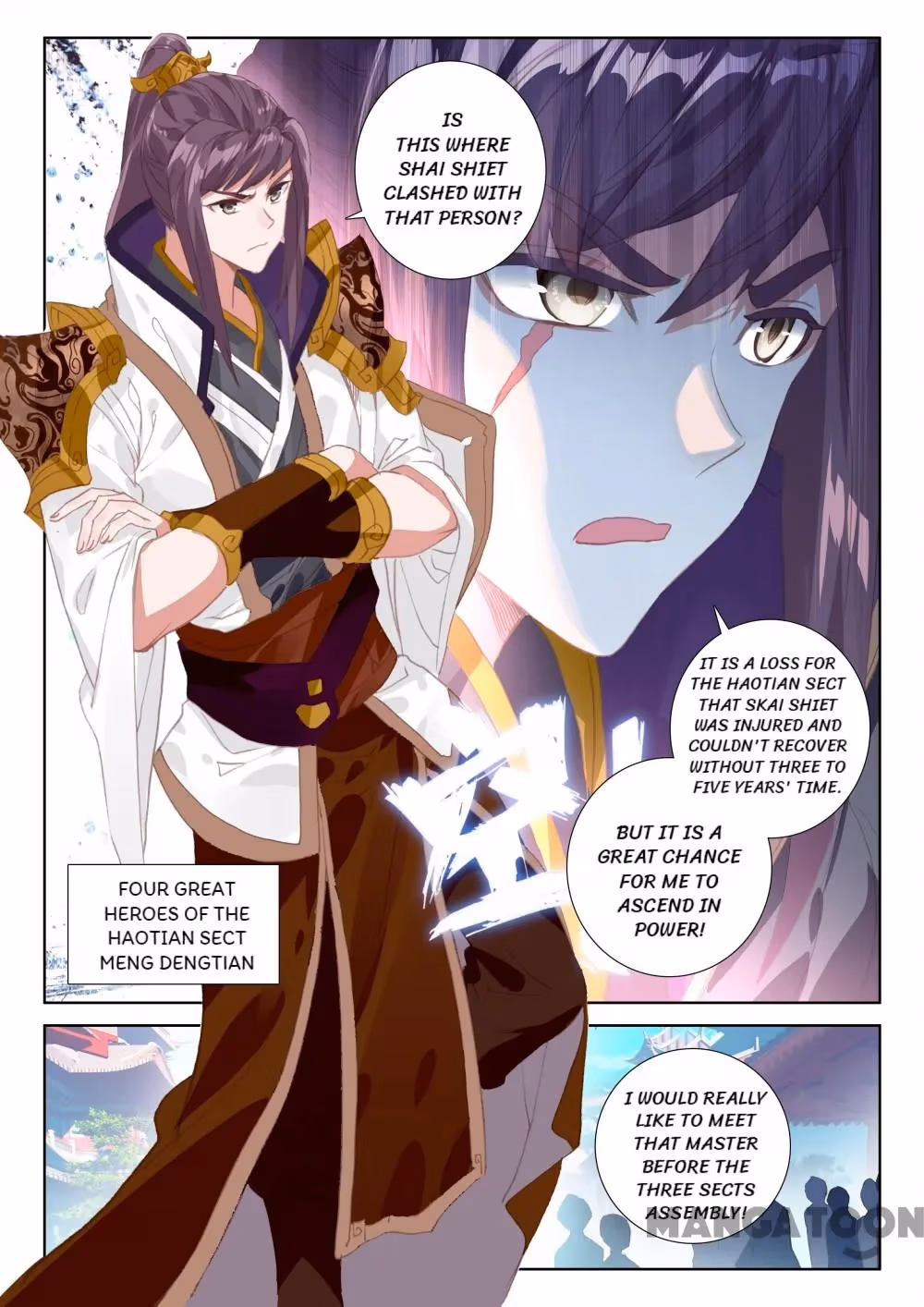 Read The Divine Punished One chapter 108 image 4 on Lezhin