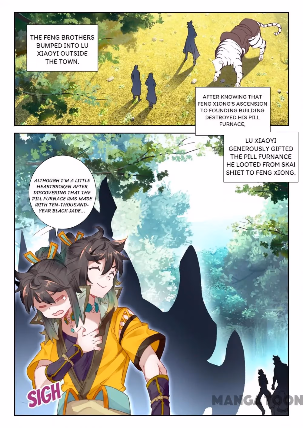 Read The Divine Punished One chapter 108 image 5 on Lezhin