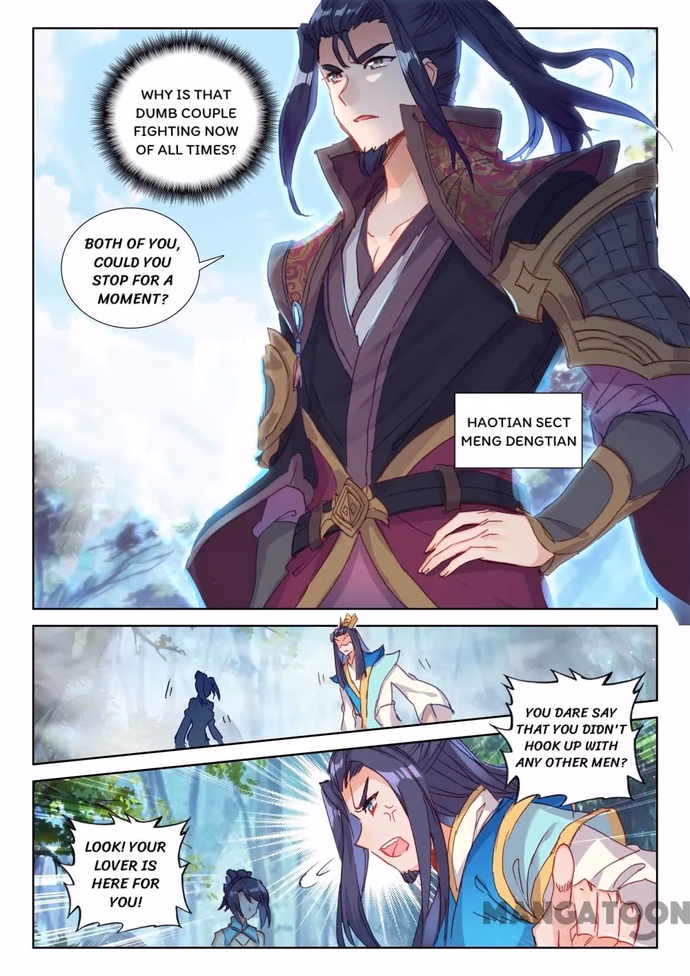 Read The Divine Punished One chapter 109 image 3 on Lezhin