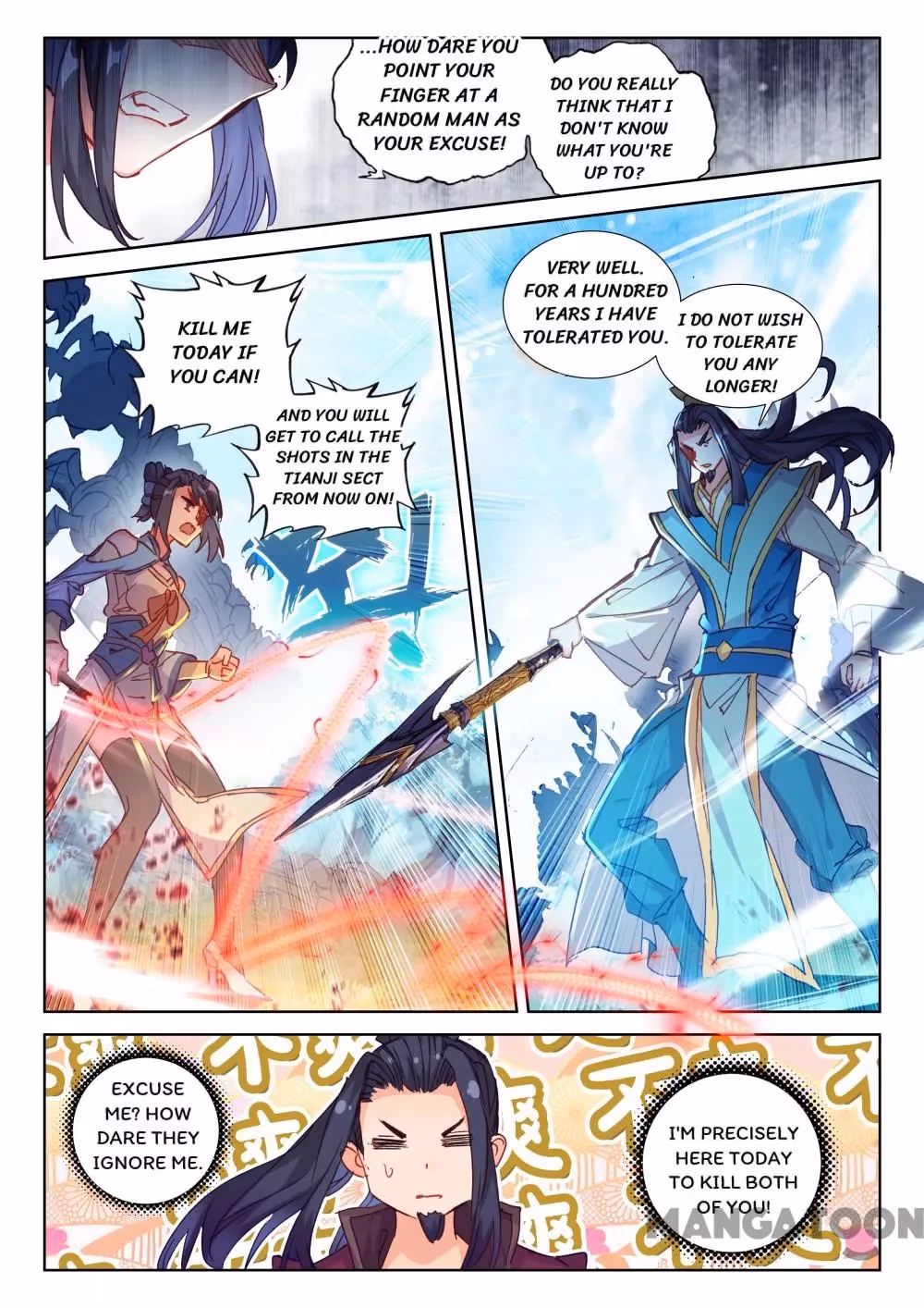 Read The Divine Punished One chapter 109 image 4 on Lezhin