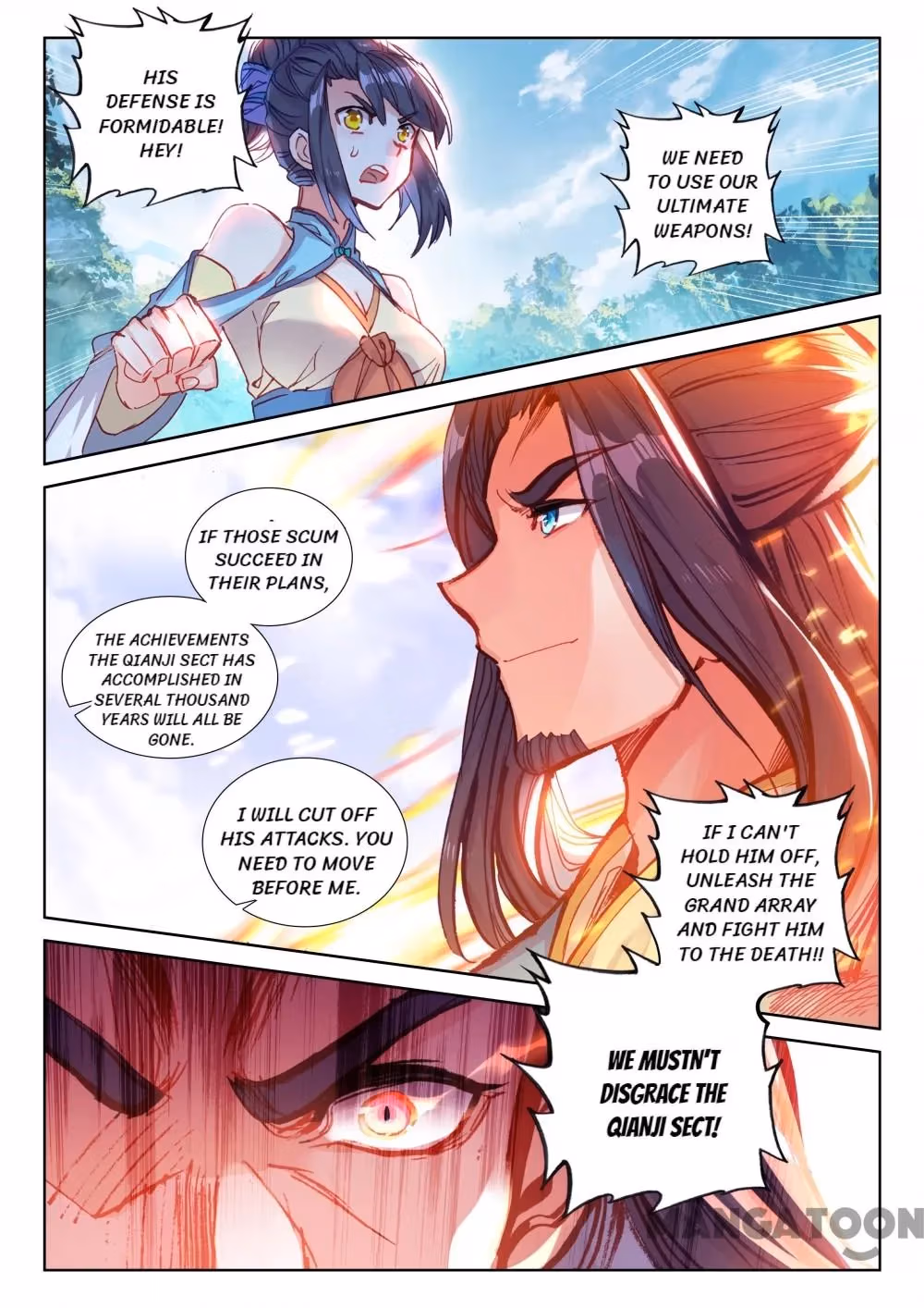Read The Divine Punished One chapter 110 image 1 on Lezhin