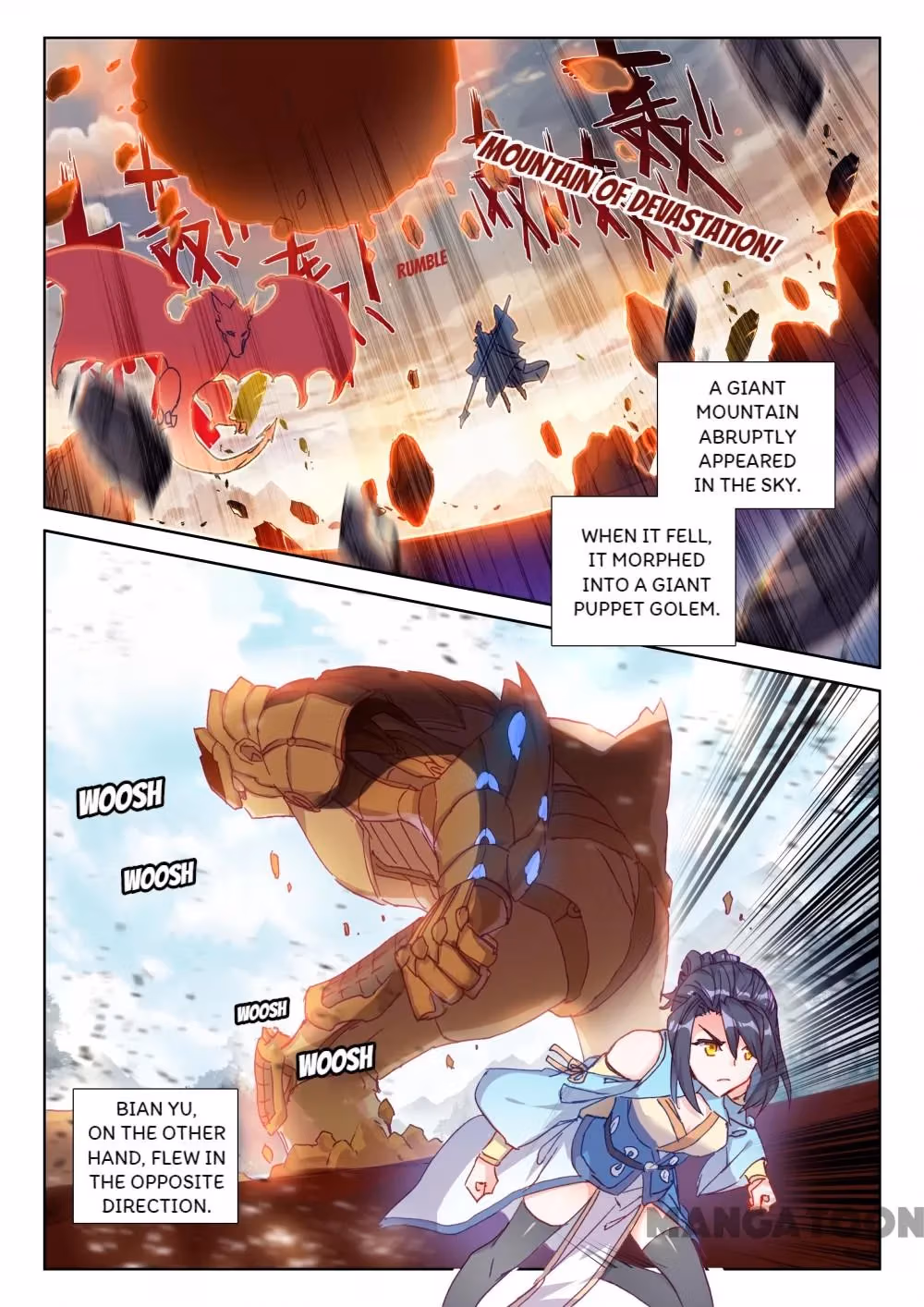 Read The Divine Punished One chapter 110 image 2 on Lezhin