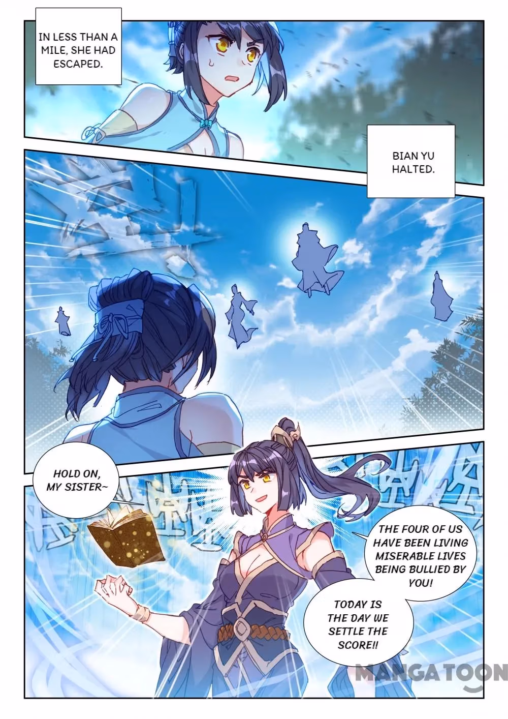Read The Divine Punished One chapter 110 image 3 on Lezhin