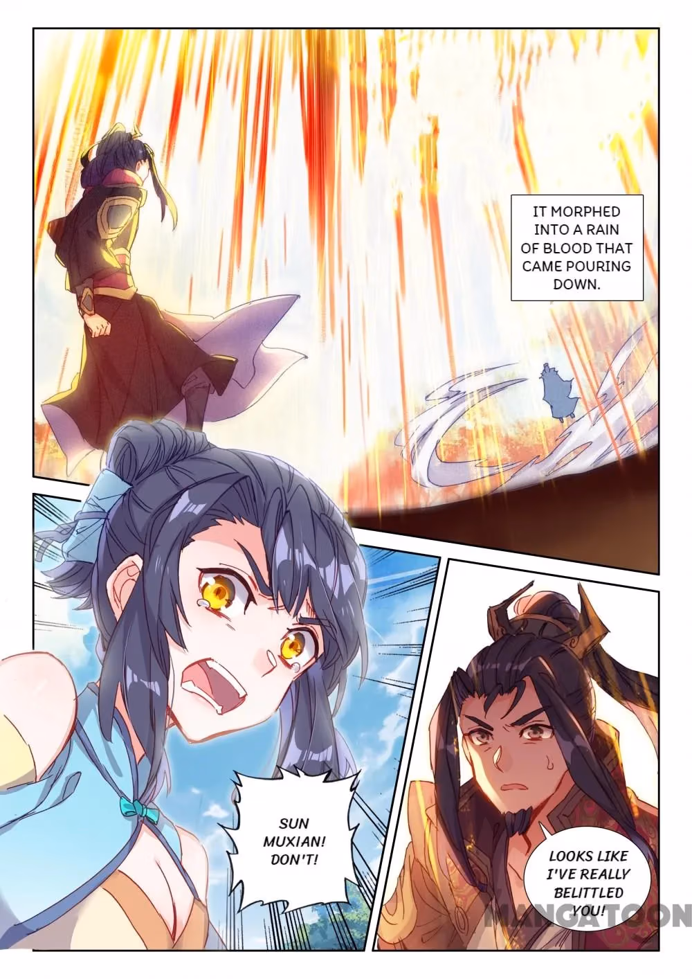 Read The Divine Punished One chapter 110 image 7 on Lezhin