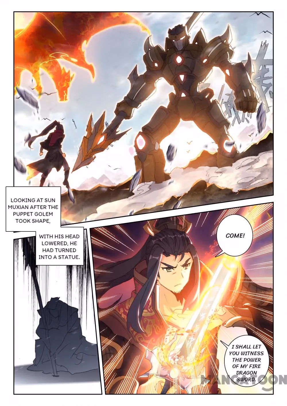 Read The Divine Punished One chapter 111 image 2 on Lezhin