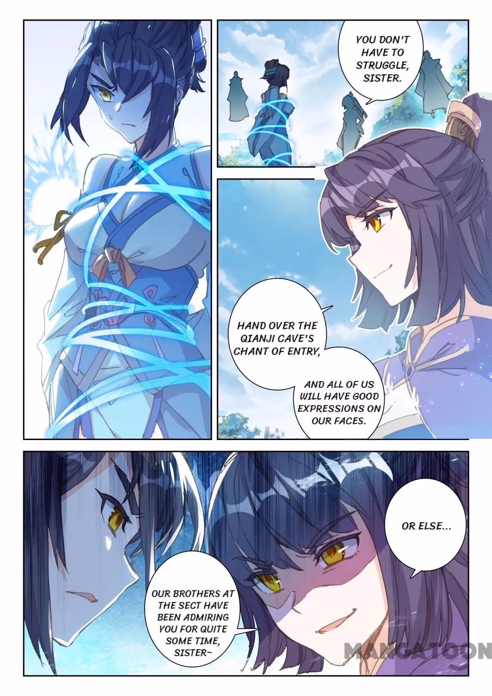 Read The Divine Punished One chapter 112 image 2 on Lezhin
