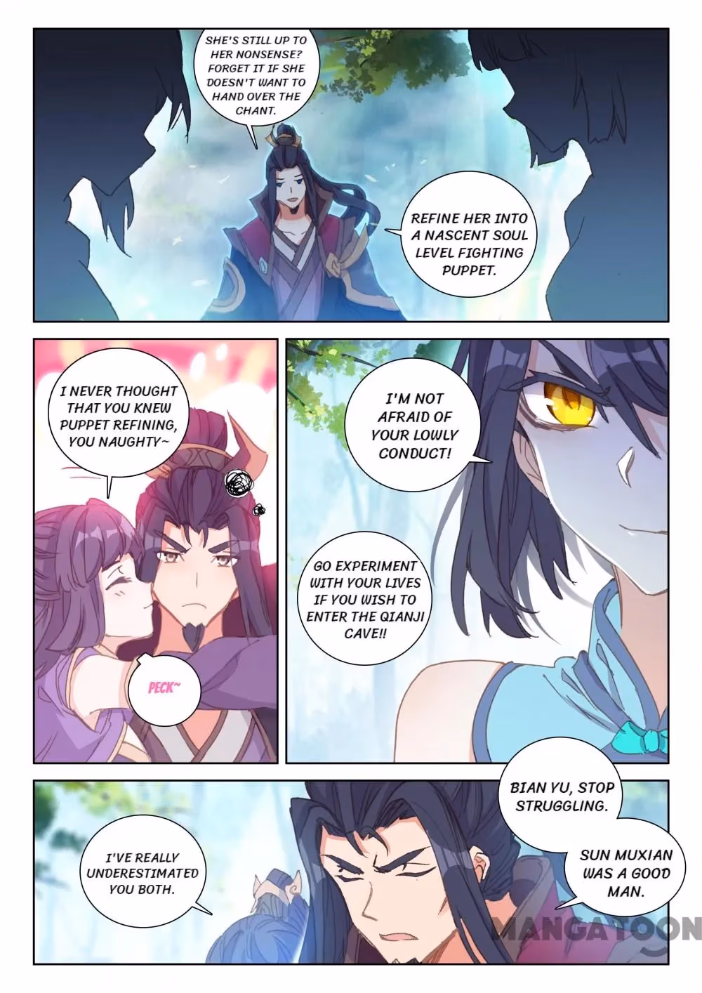 Read The Divine Punished One chapter 112 image 3 on Lezhin