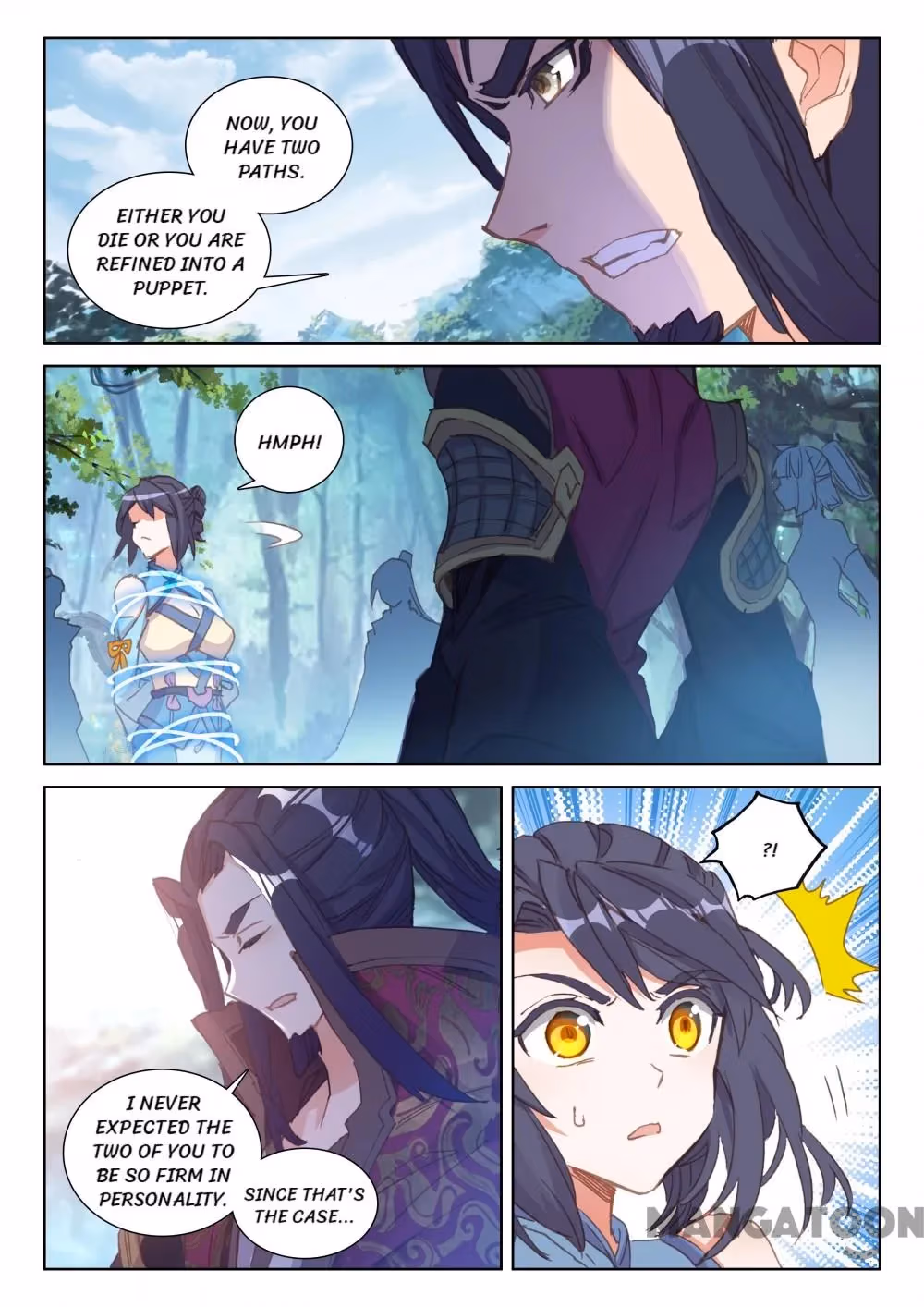 Read The Divine Punished One chapter 112 image 4 on Lezhin