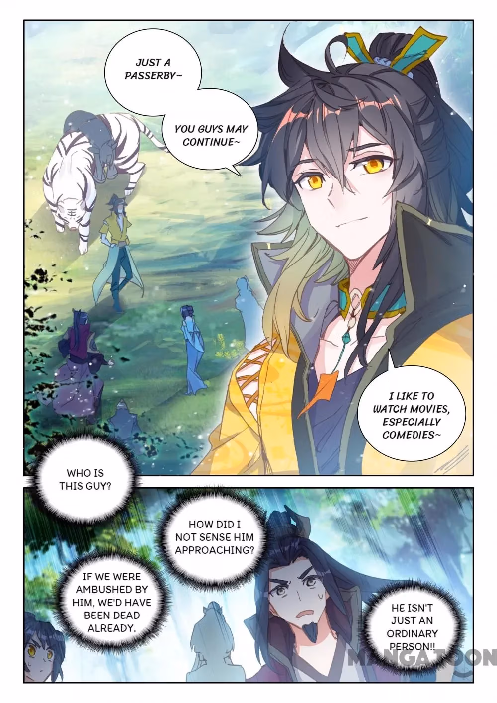 Read The Divine Punished One chapter 112 image 6 on Lezhin