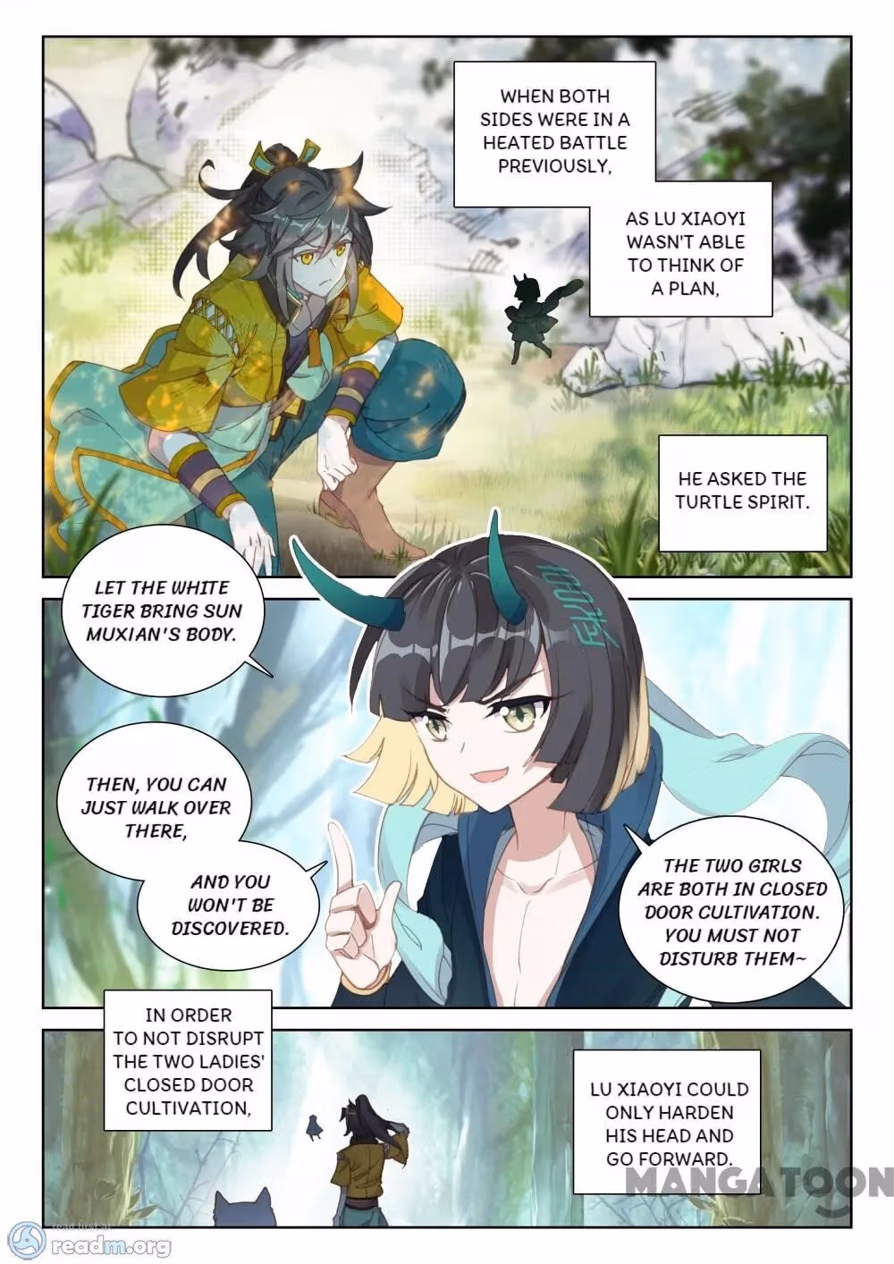Read The Divine Punished One chapter 113 image 1 on Lezhin