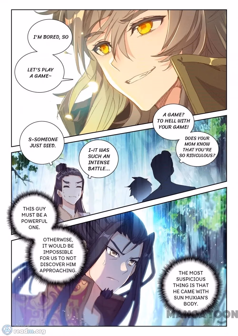 Read The Divine Punished One chapter 113 image 2 on Lezhin