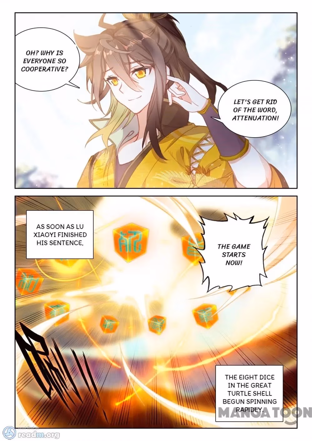 Read The Divine Punished One chapter 113 image 5 on Lezhin