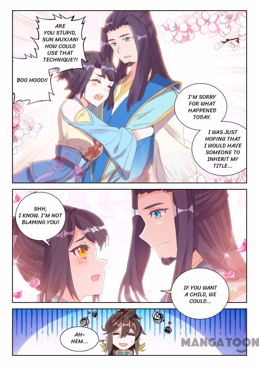 Read The Divine Punished One chapter 114 image 3 on Lezhin