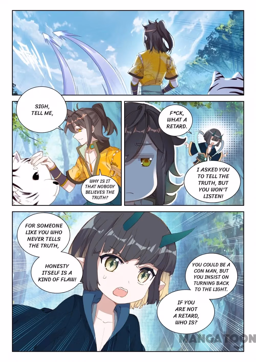 Read The Divine Punished One chapter 114 image 6 on Lezhin
