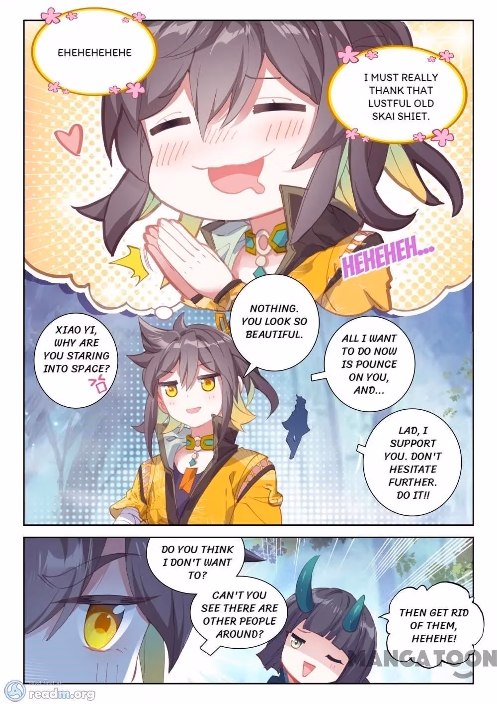 Read The Divine Punished One chapter 116 image 7 on Lezhin