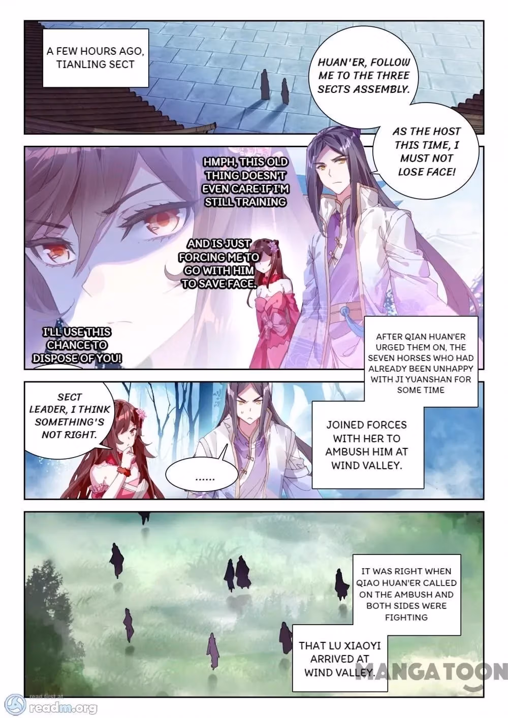 Read The Divine Punished One chapter 119 image 4 on Lezhin