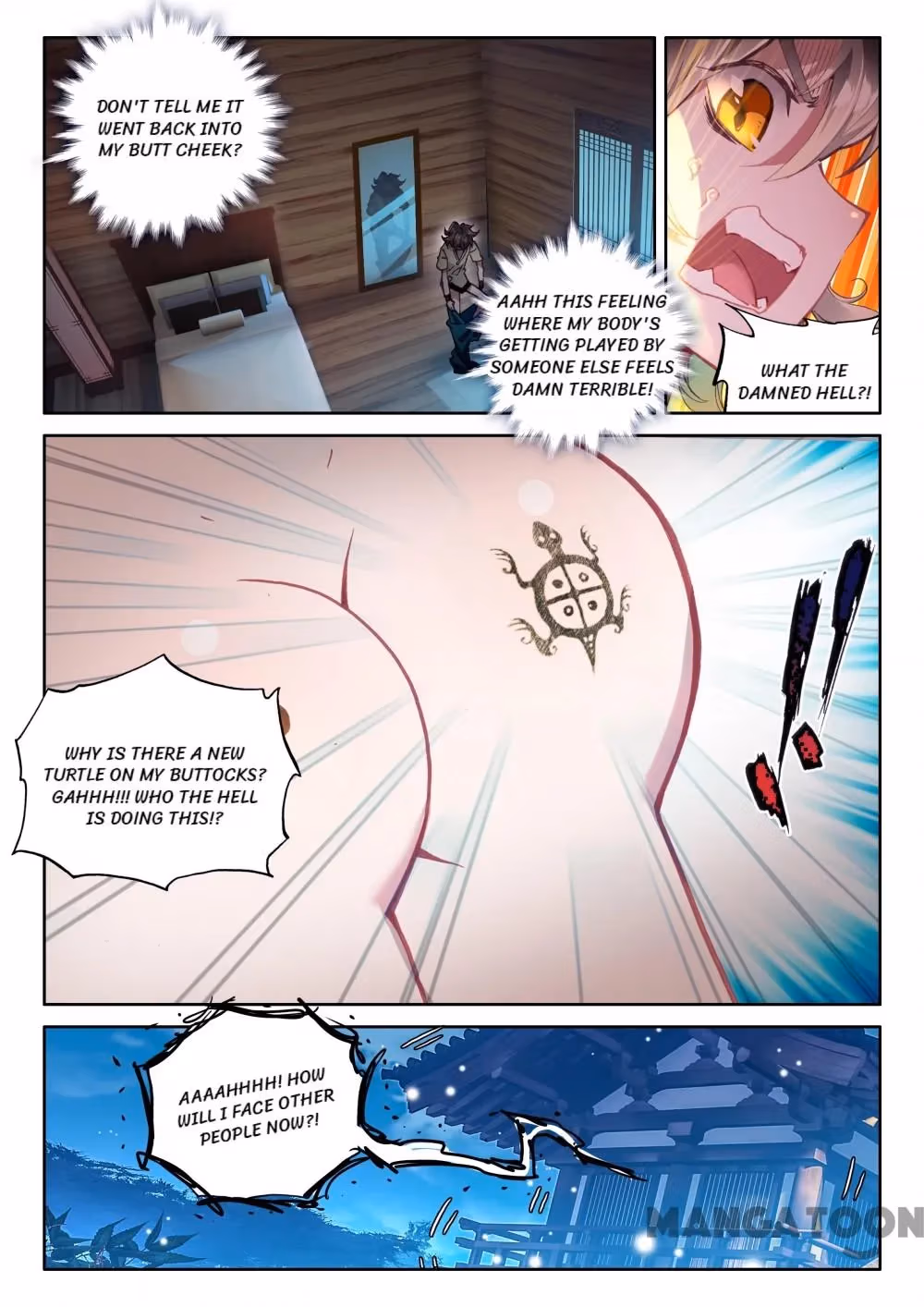 Read The Divine Punished One chapter 12 image 1 on Lezhin