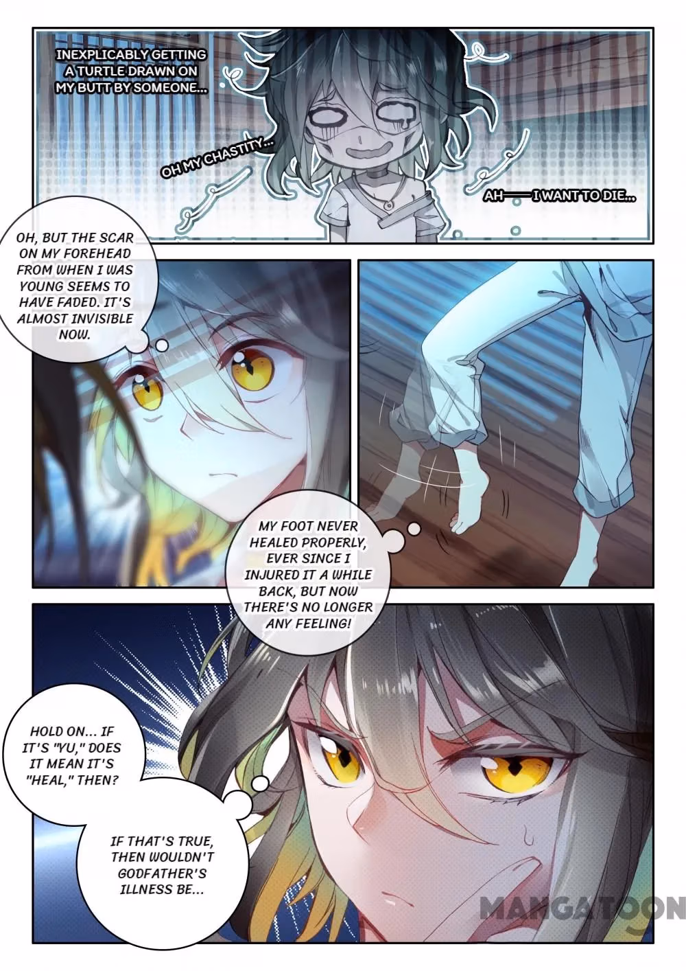Read The Divine Punished One chapter 12 image 2 on Lezhin