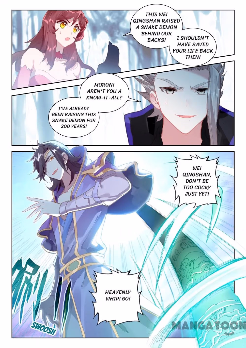 Read The Divine Punished One chapter 122 image 1 on Lezhin