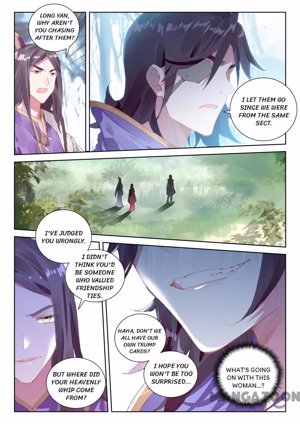 Read The Divine Punished One chapter 122 image 3 on Lezhin
