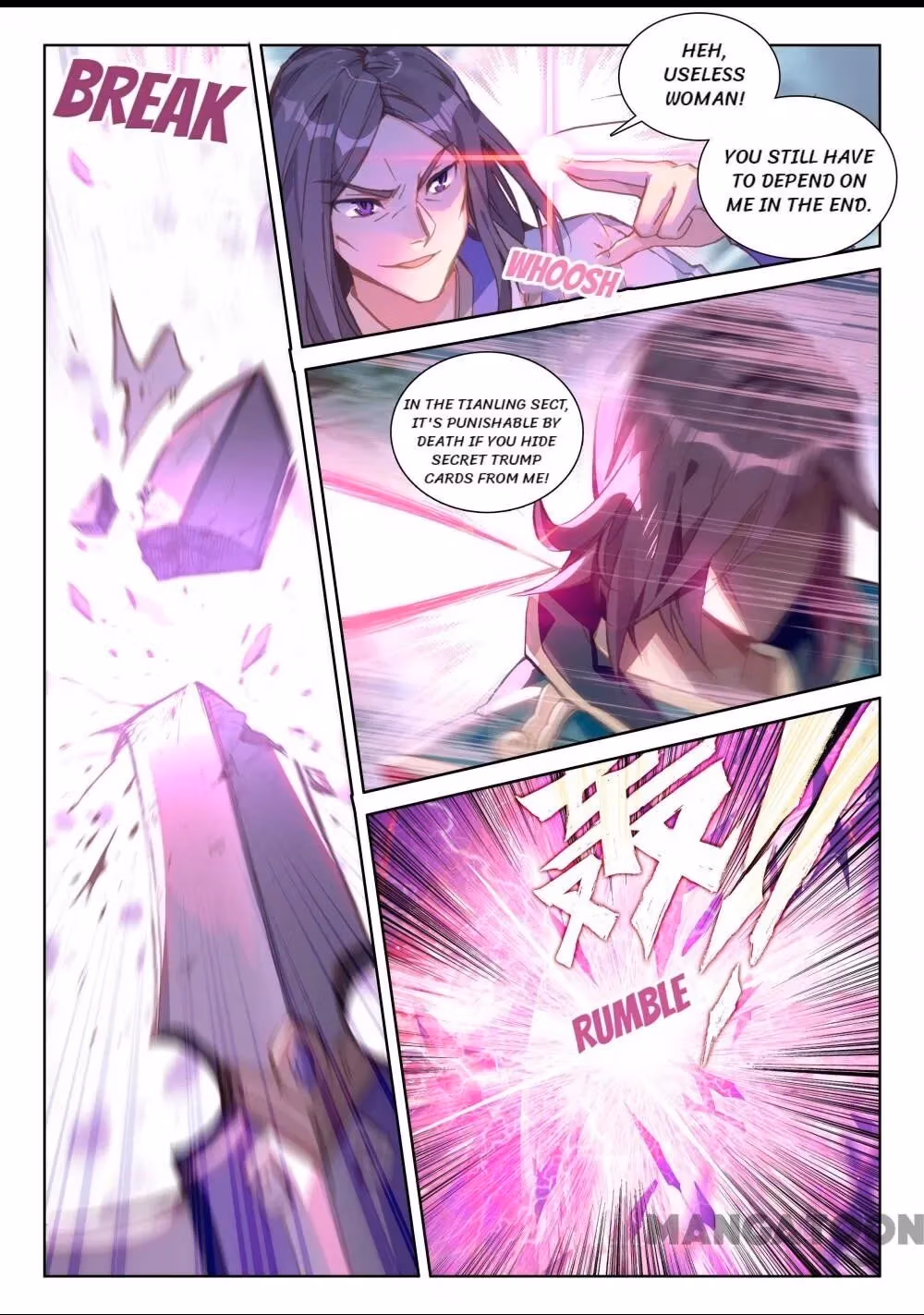Read The Divine Punished One chapter 122 image 7 on Lezhin