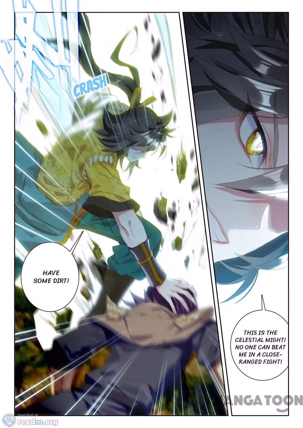 Read The Divine Punished One chapter 124 image 3 on Lezhin