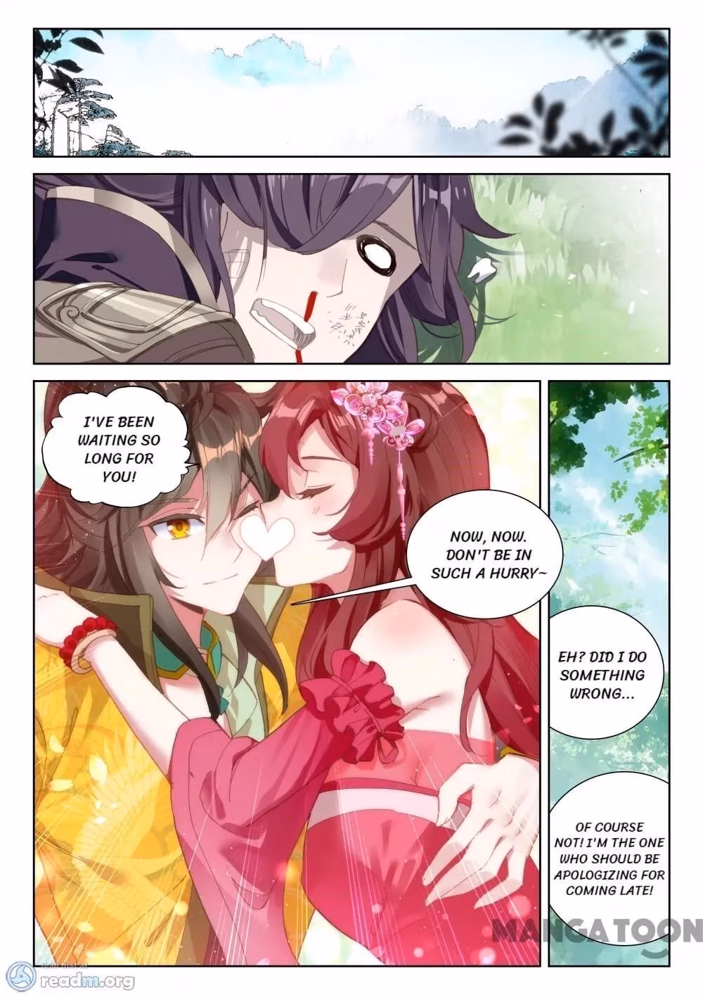 Read The Divine Punished One chapter 124 image 4 on Lezhin