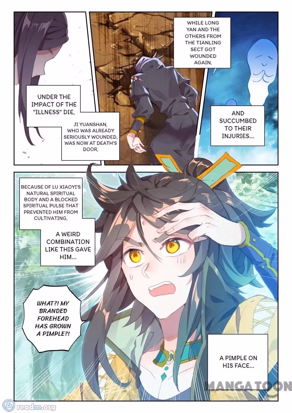Read The Divine Punished One chapter 126 image 2 on Lezhin