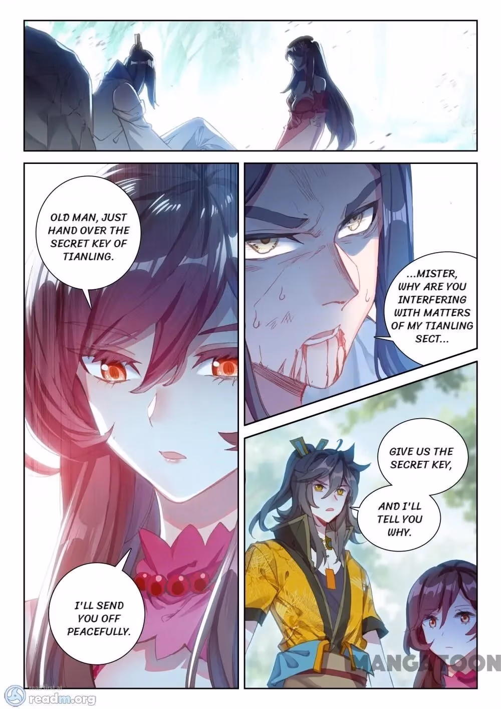Read The Divine Punished One chapter 126 image 3 on Lezhin