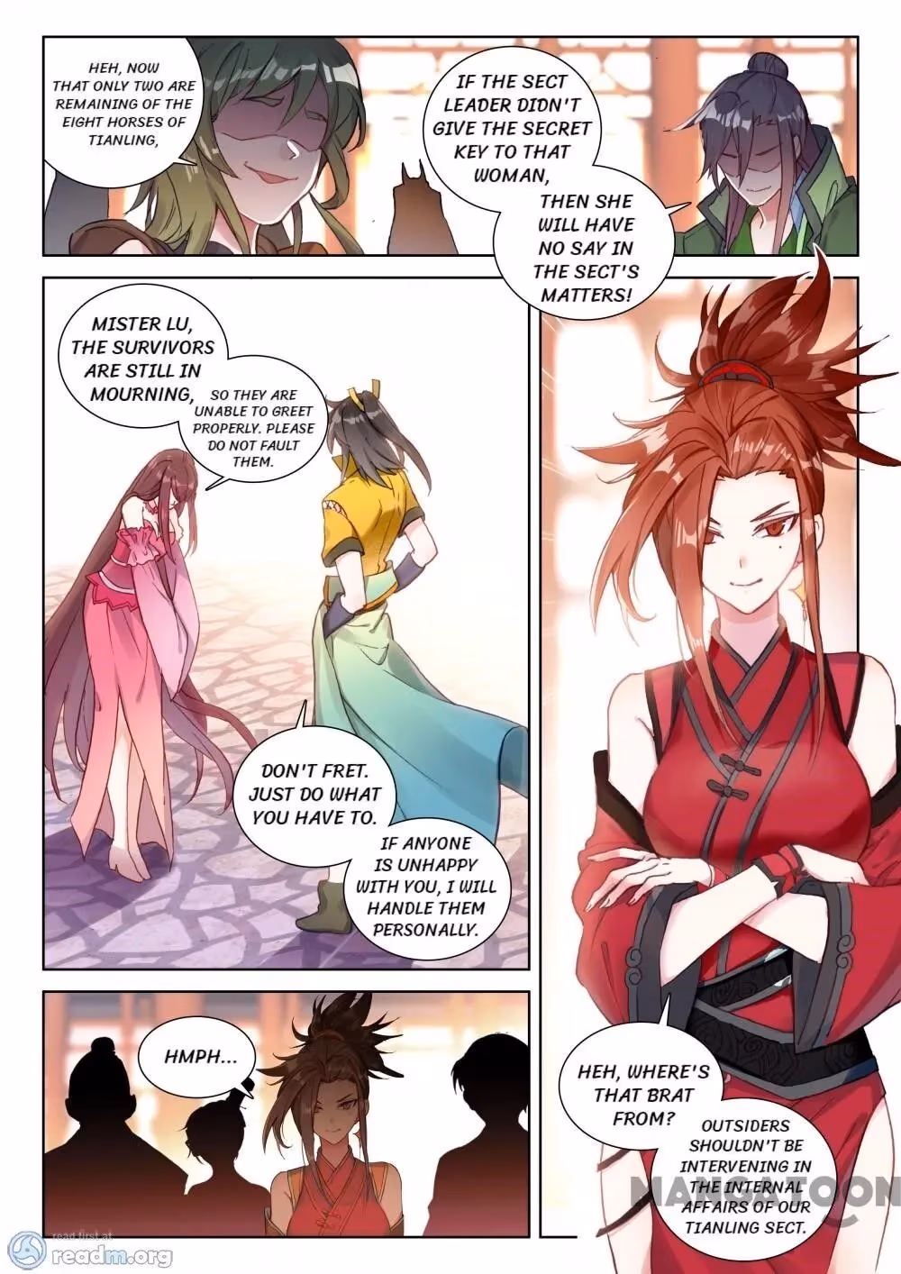 Read The Divine Punished One chapter 127 image 4 on Lezhin