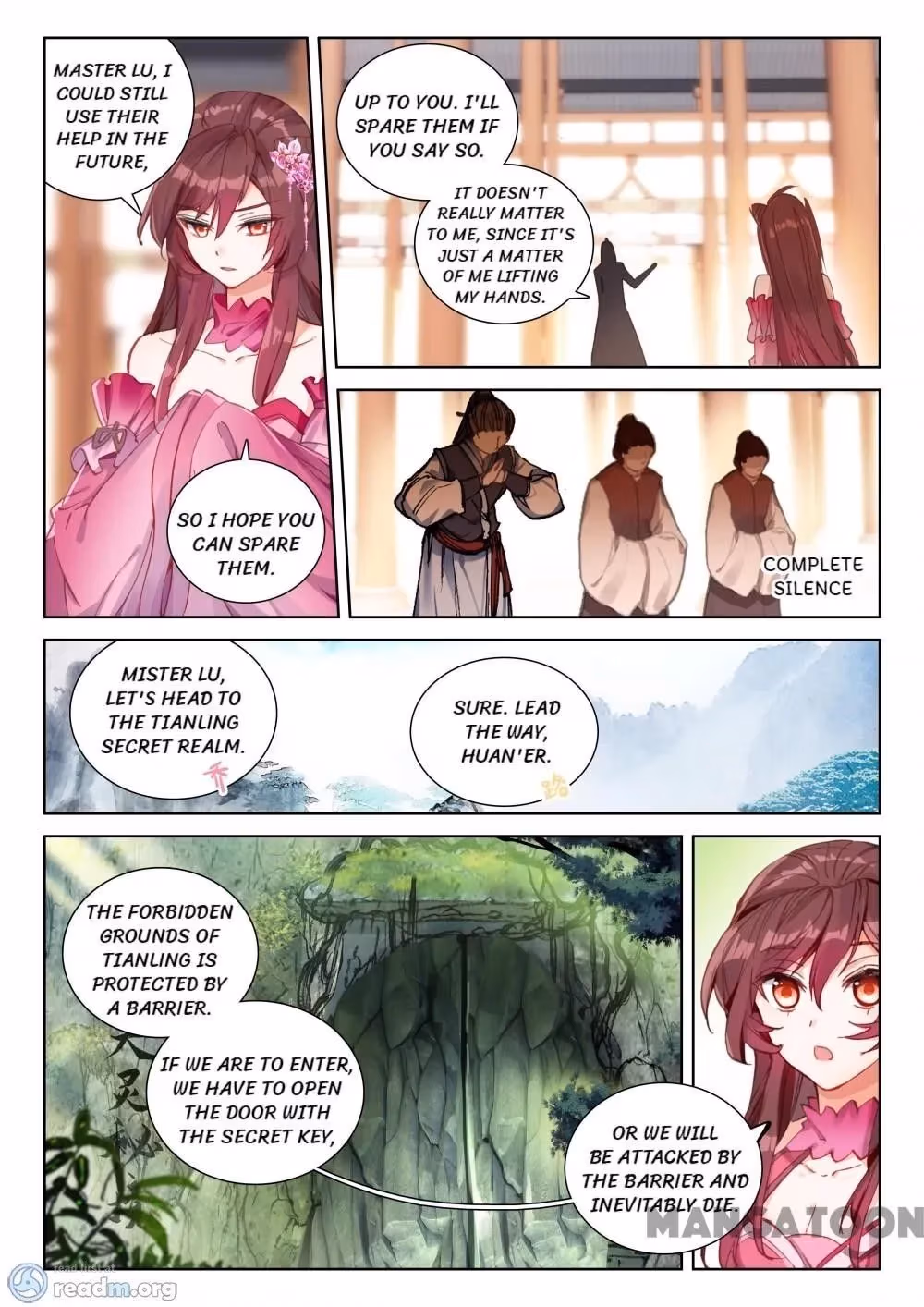 Read The Divine Punished One chapter 128 image 3 on Lezhin