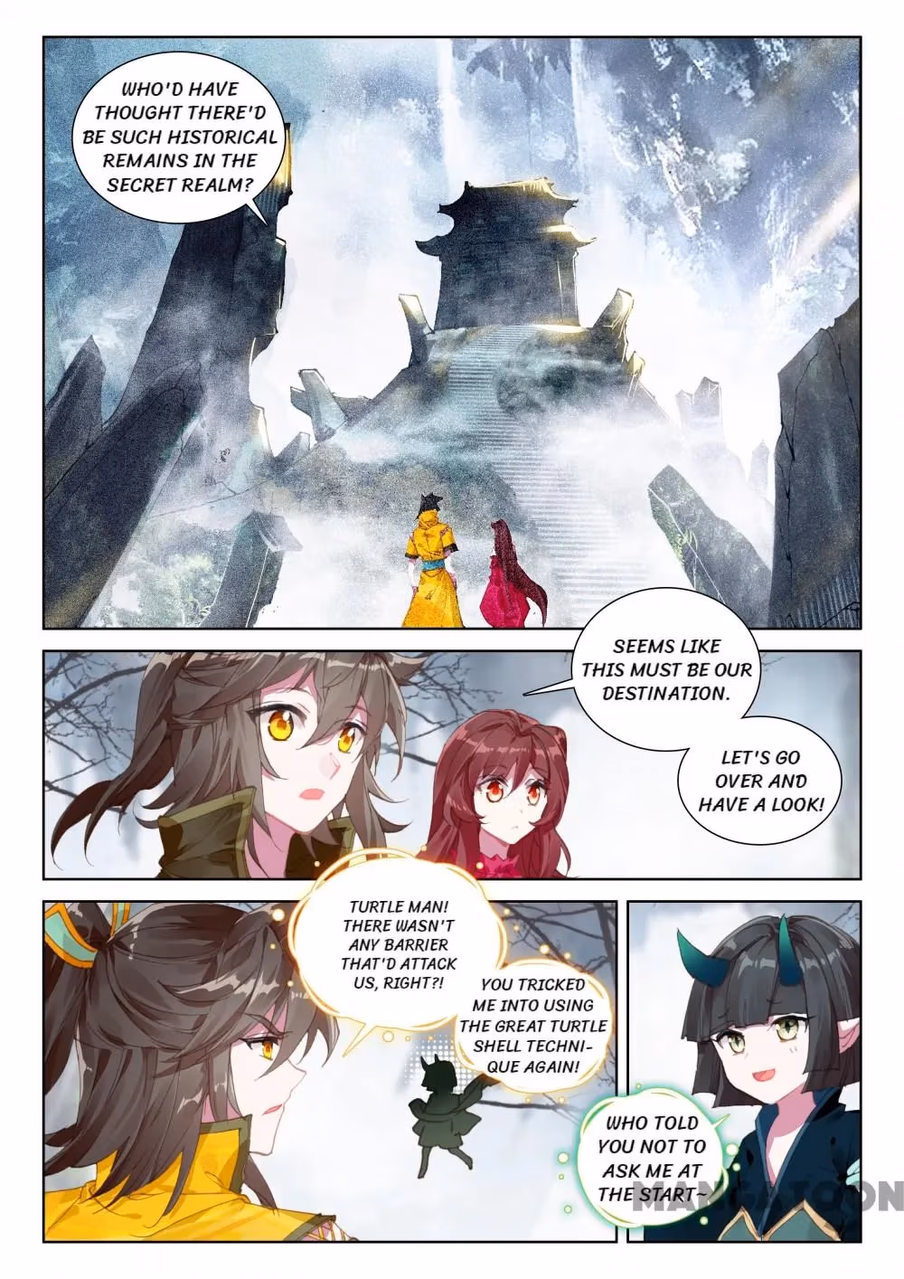 Read The Divine Punished One chapter 129 image 1 on Lezhin