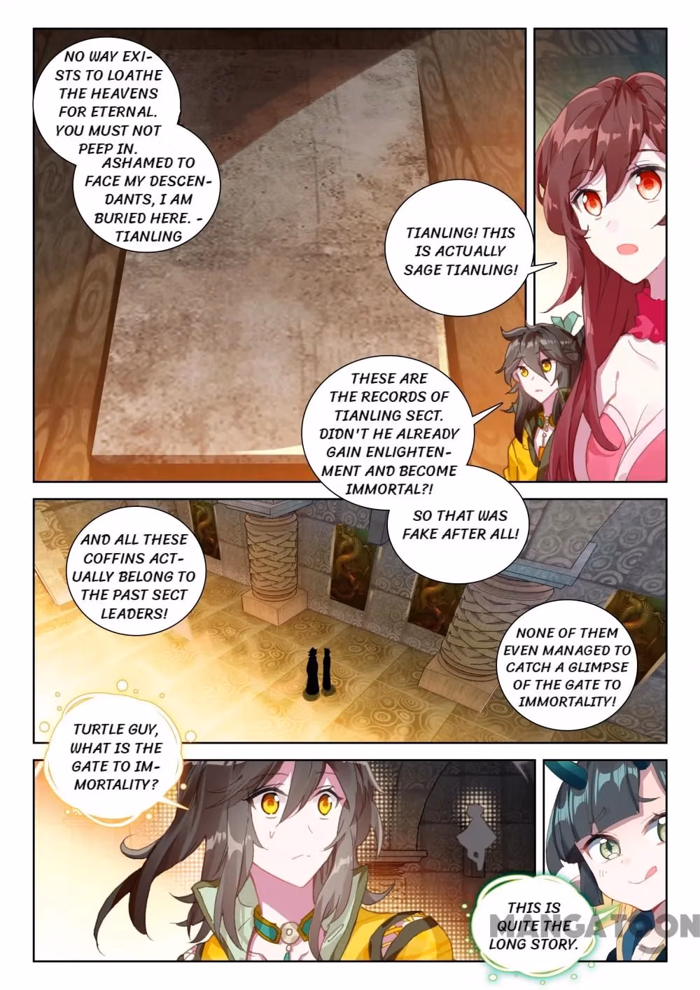 Read The Divine Punished One chapter 129 image 4 on Lezhin