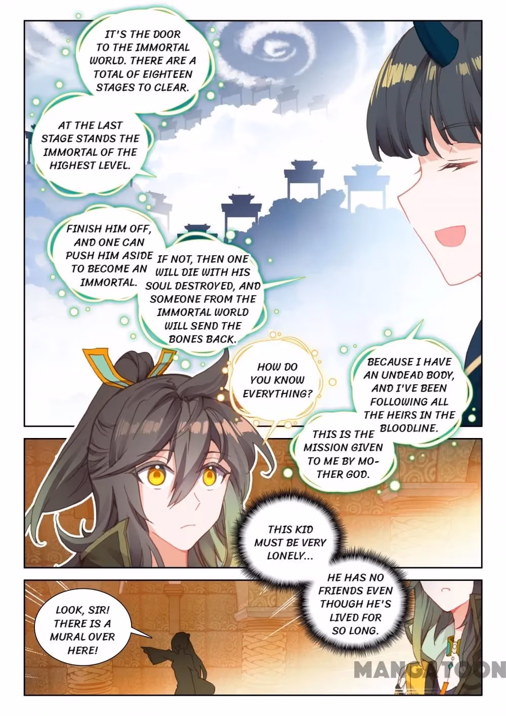 Read The Divine Punished One chapter 129 image 5 on Lezhin