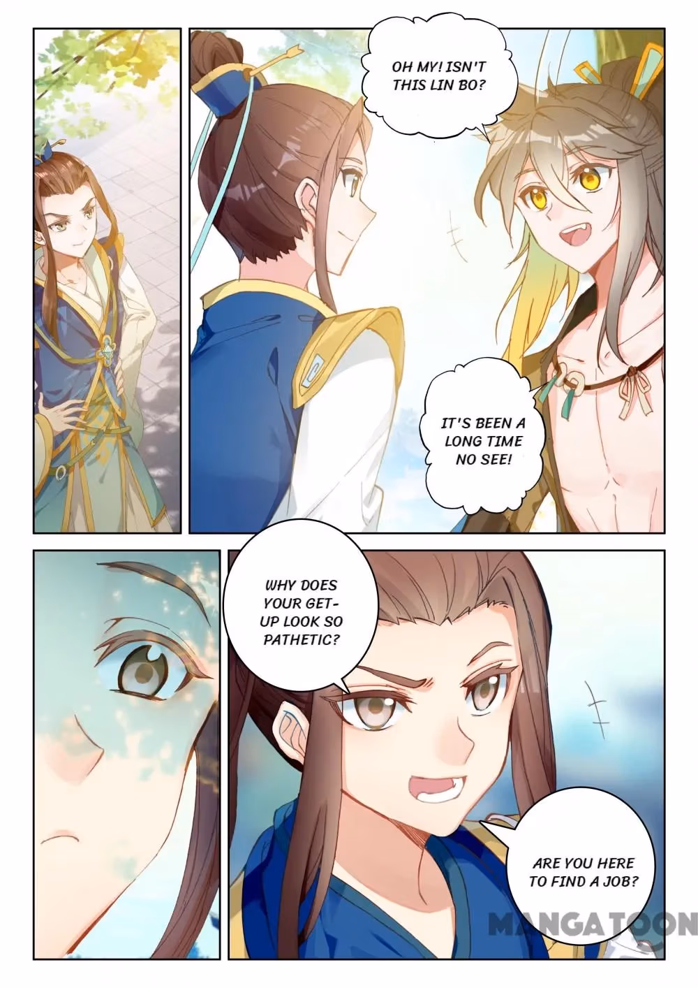 Read The Divine Punished One chapter 134 image 6 on Lezhin