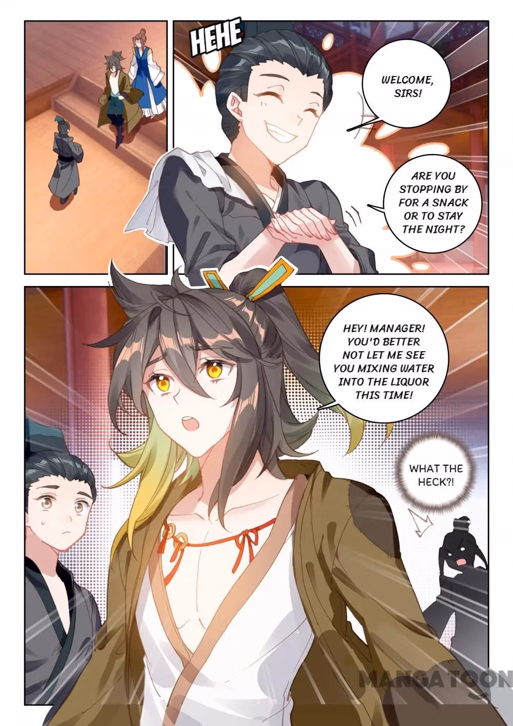 Read The Divine Punished One chapter 135 image 6 on Lezhin