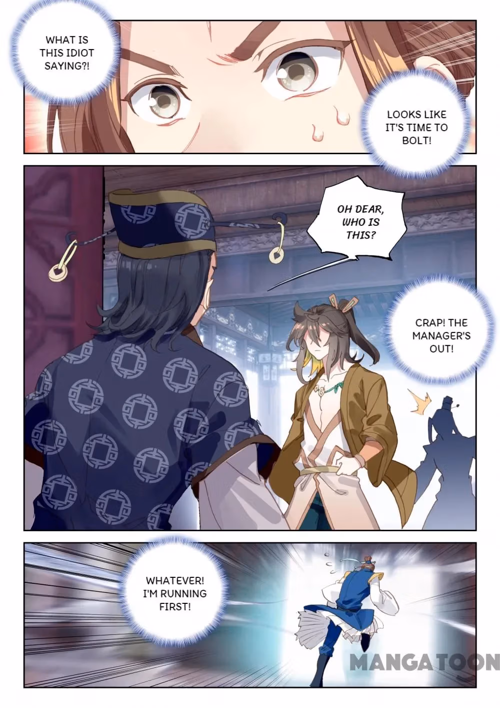 Read The Divine Punished One chapter 136 image 0 on Lezhin