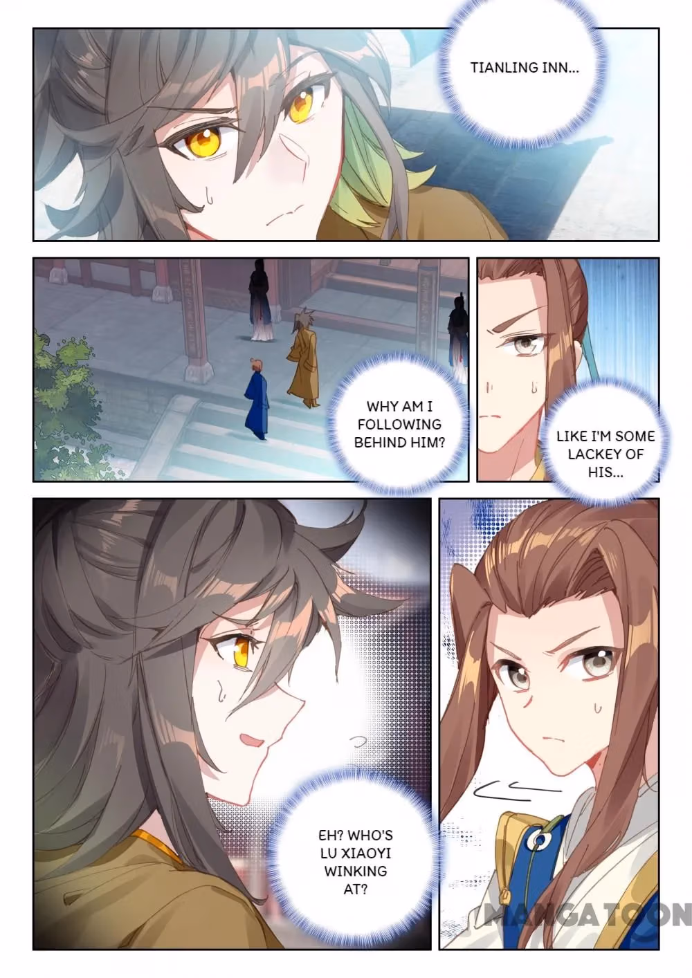 Read The Divine Punished One chapter 136 image 5 on Lezhin