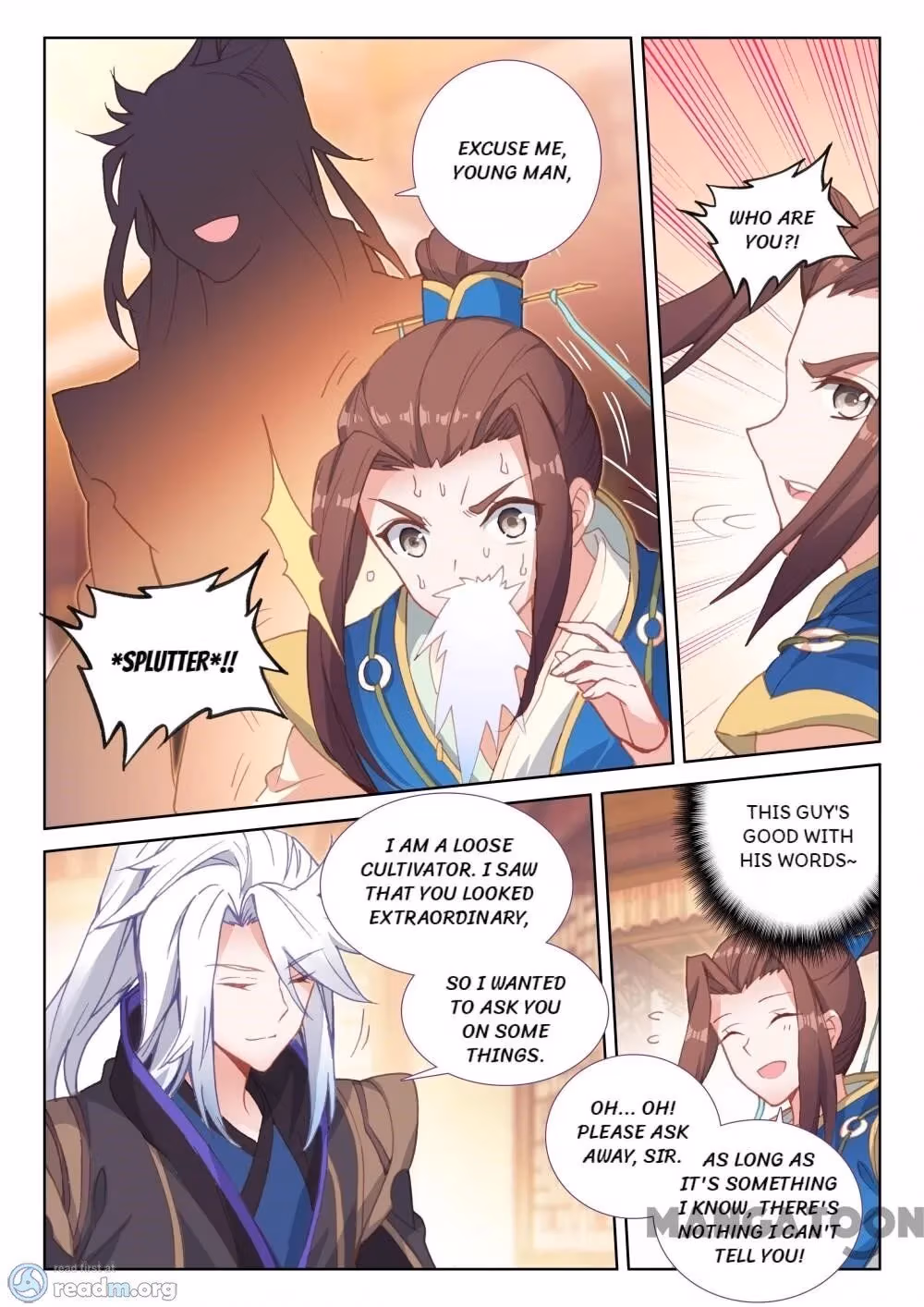 Read The Divine Punished One chapter 142 image 4 on Lezhin