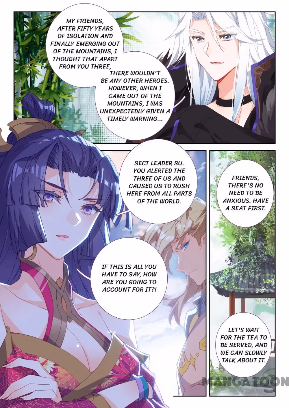 Read The Divine Punished One chapter 149 image 3 on Lezhin