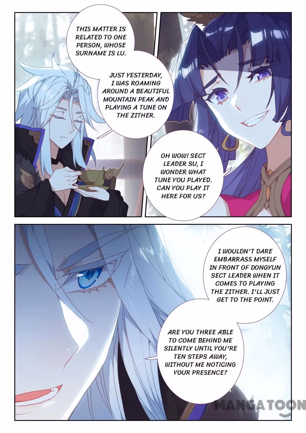 Read The Divine Punished One chapter 149 image 4 on Lezhin