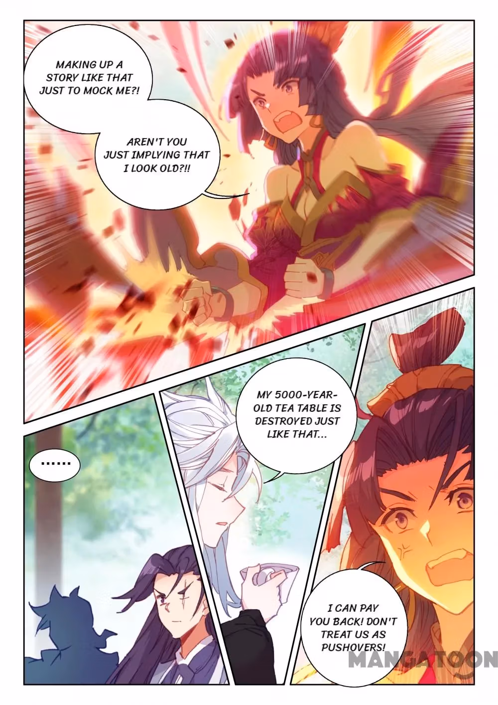 Read The Divine Punished One chapter 149 image 6 on Lezhin