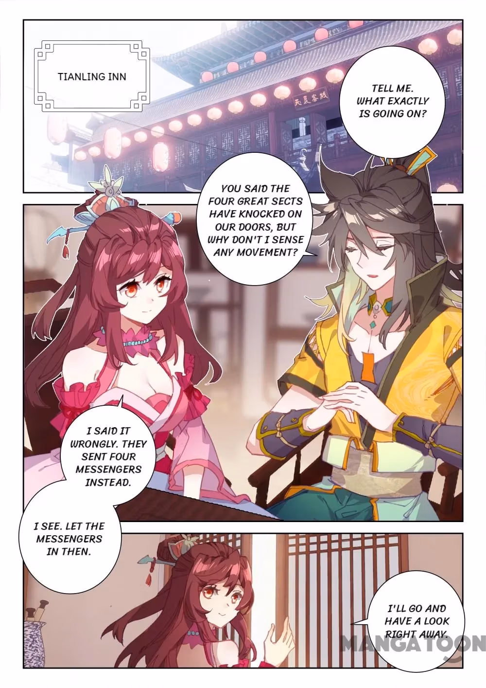 Read The Divine Punished One chapter 151 image 4 on Lezhin