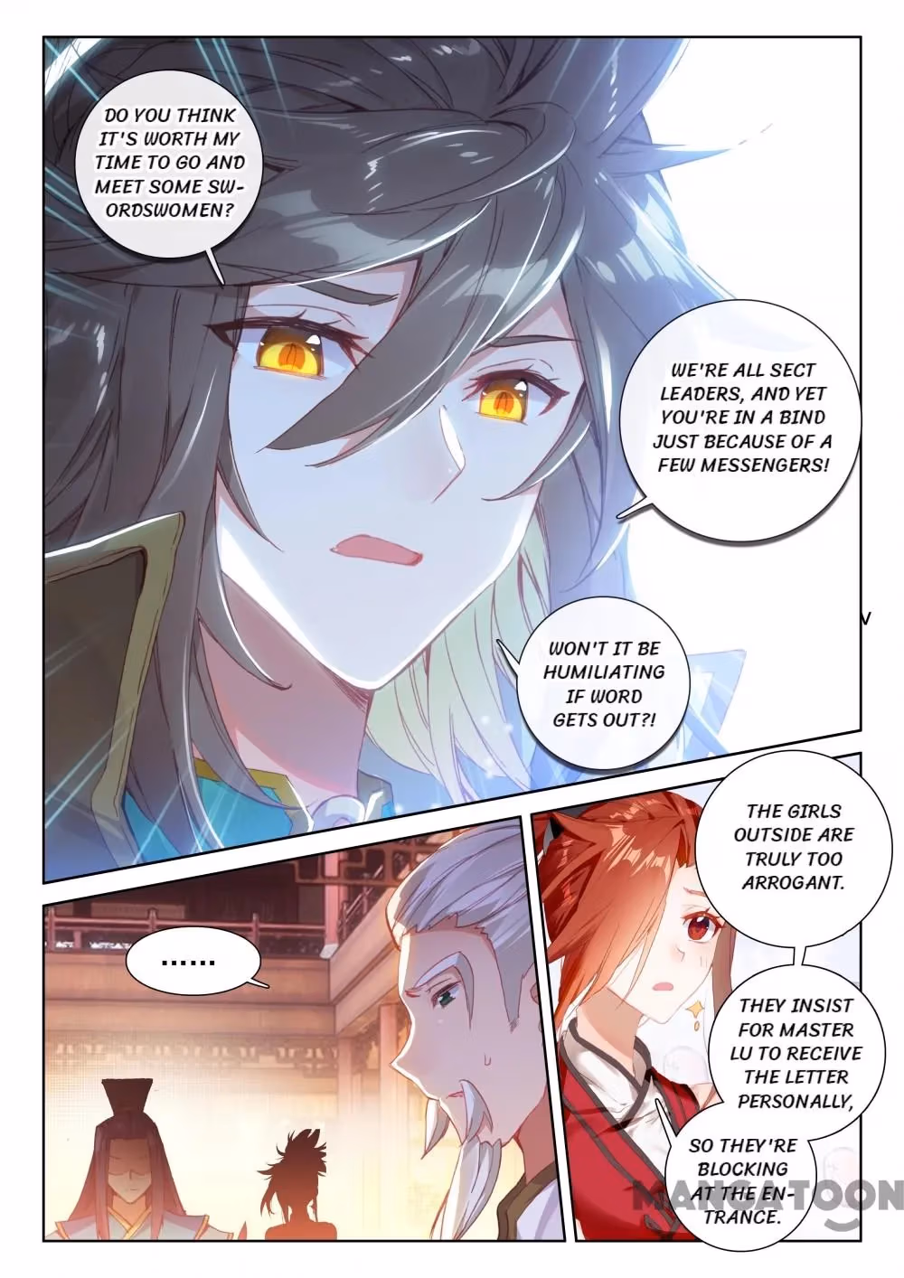 Read The Divine Punished One chapter 151 image 6 on Lezhin