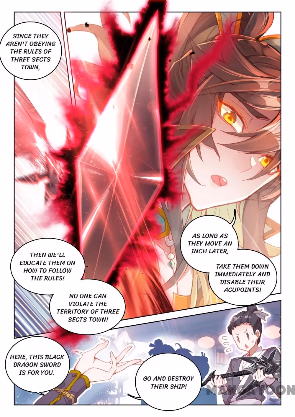 Read The Divine Punished One chapter 152 image 3 on Lezhin